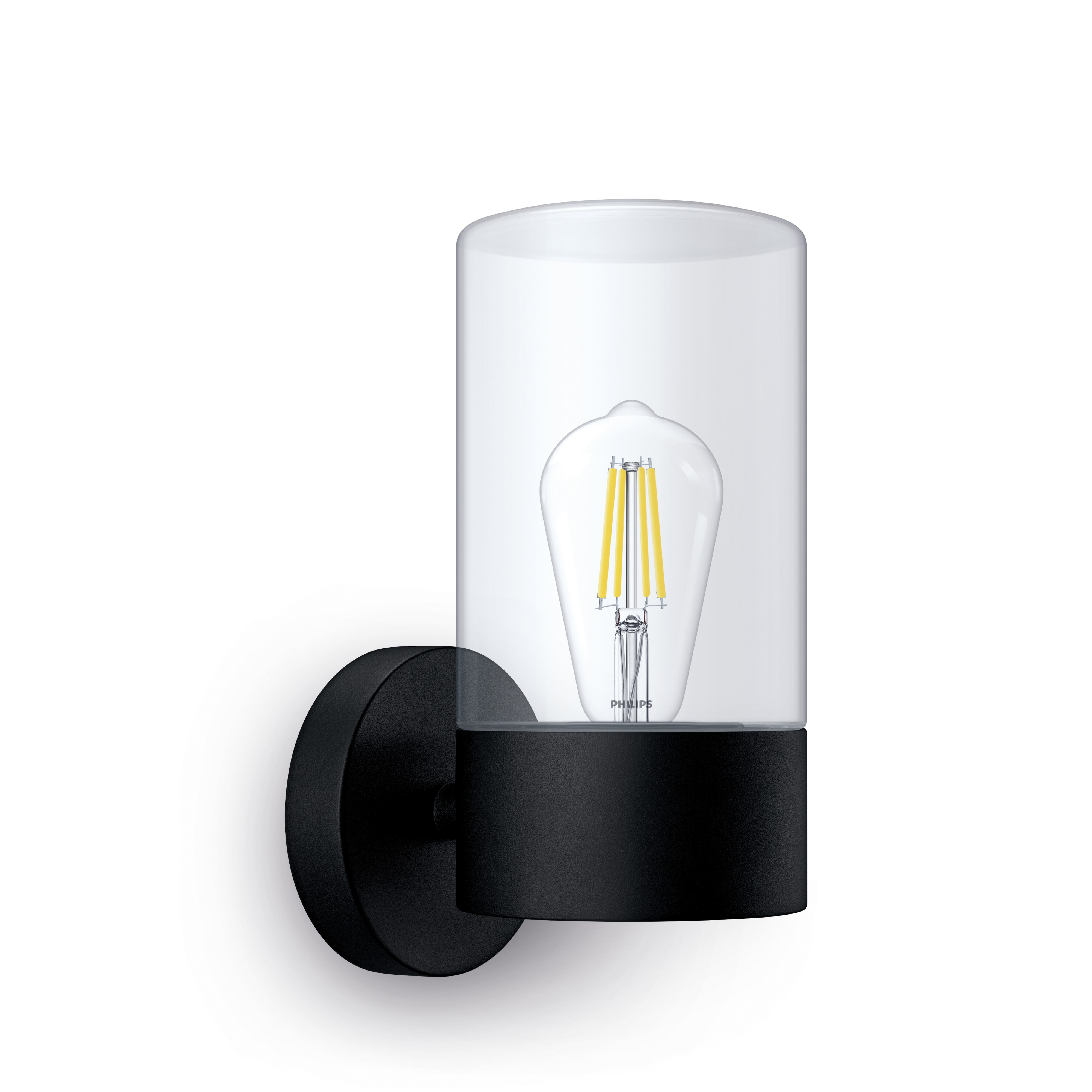Philips Flareon Wandlicht Outdoor Zwart 25W