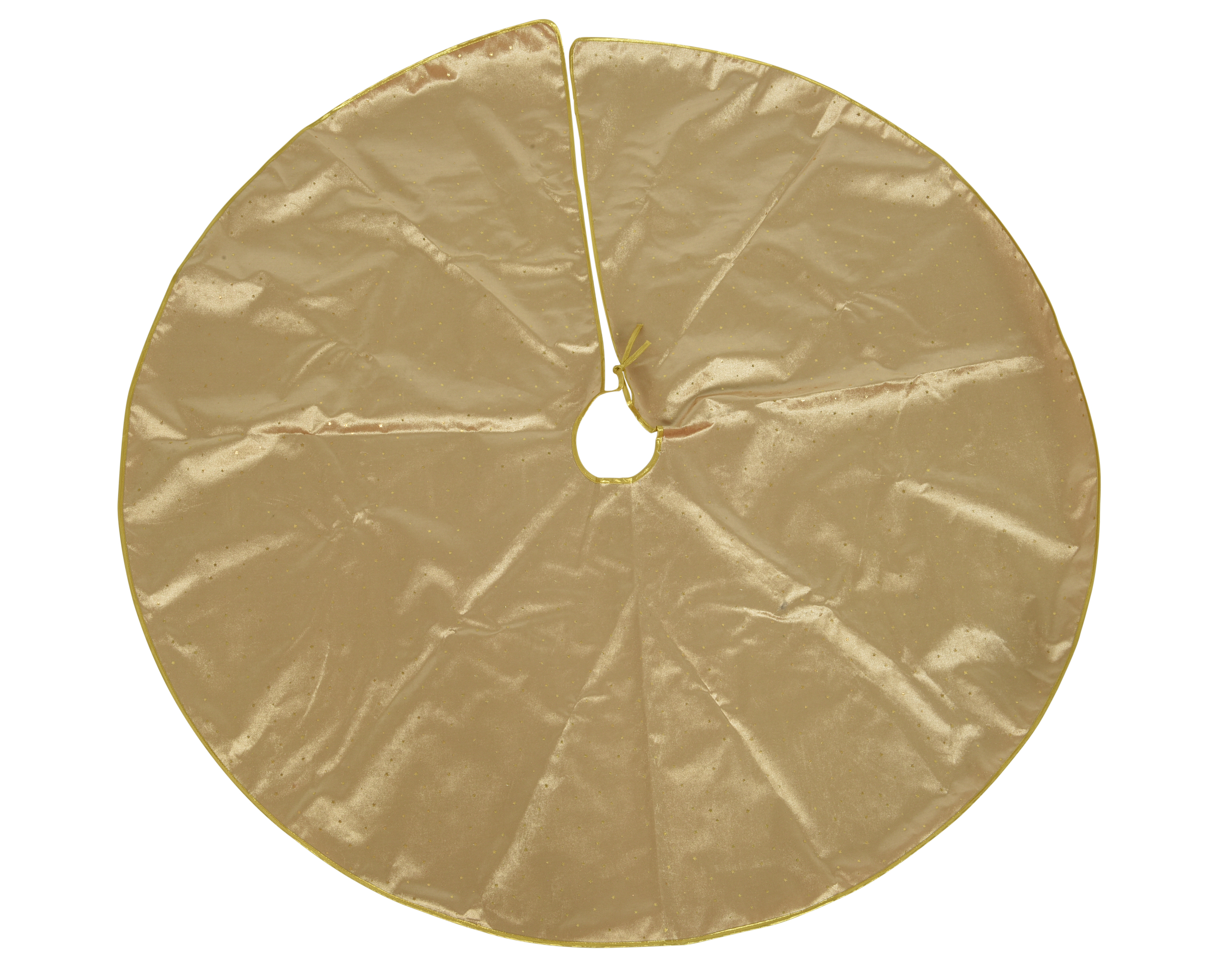 Kerstboomrok Goud 120cm
