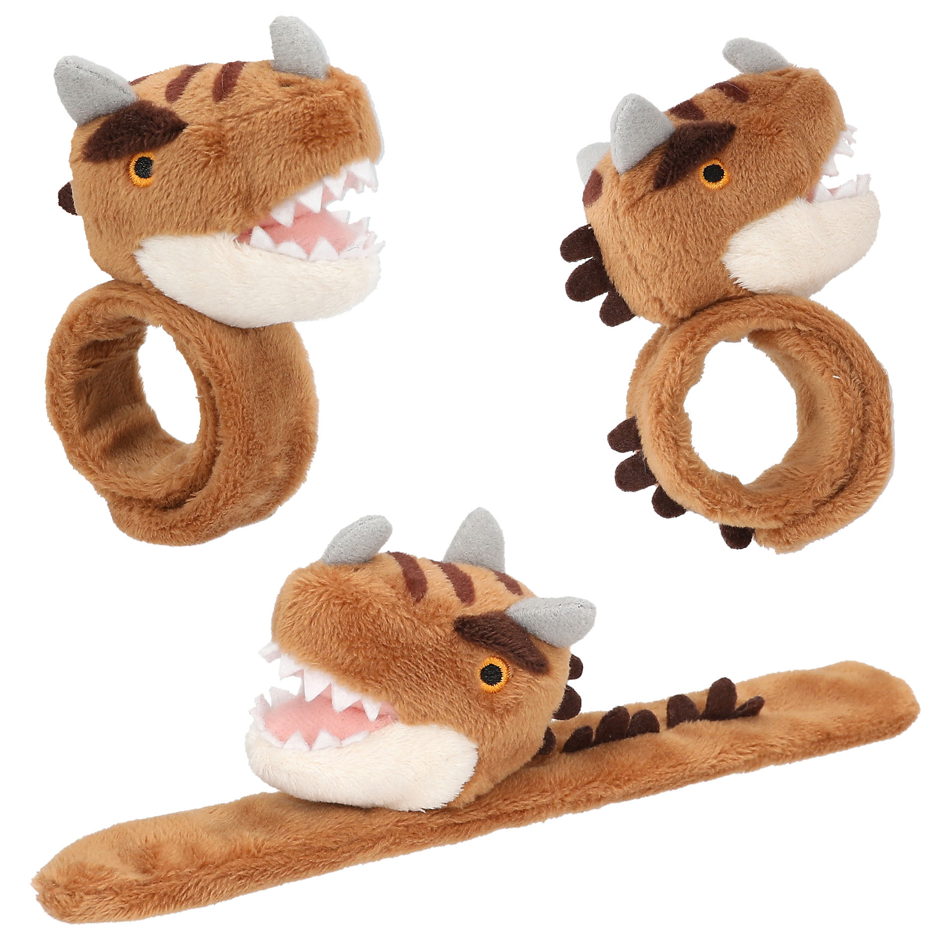 Dino World Klaparmband Knuffel