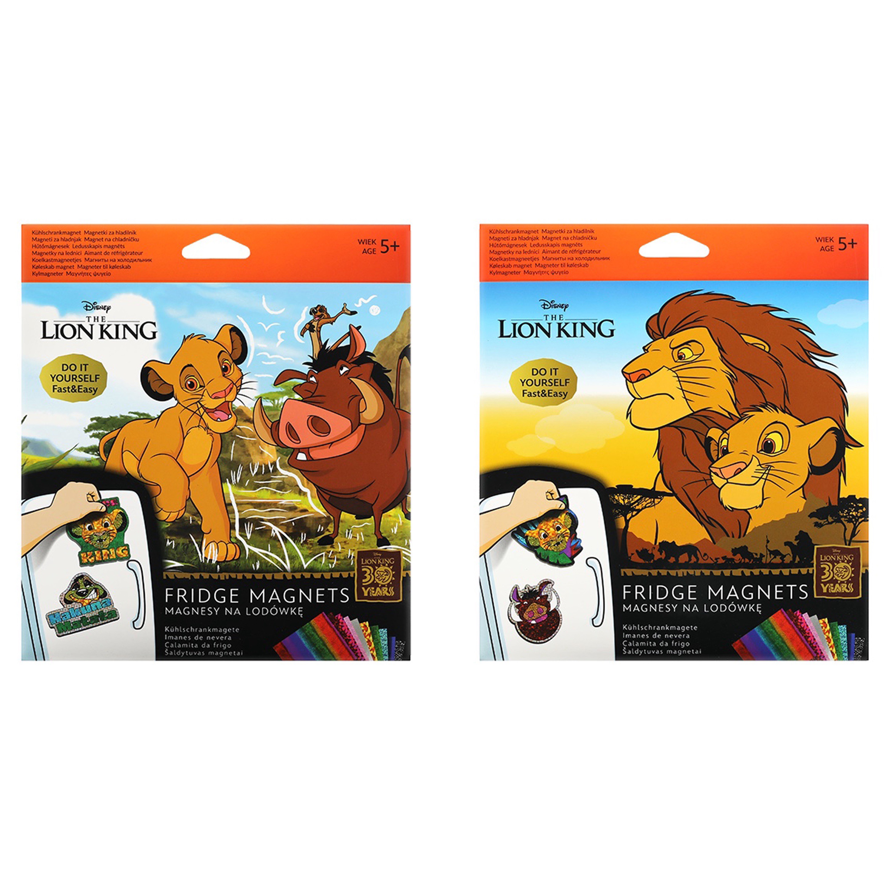 Lion King Magneten 4 stuks