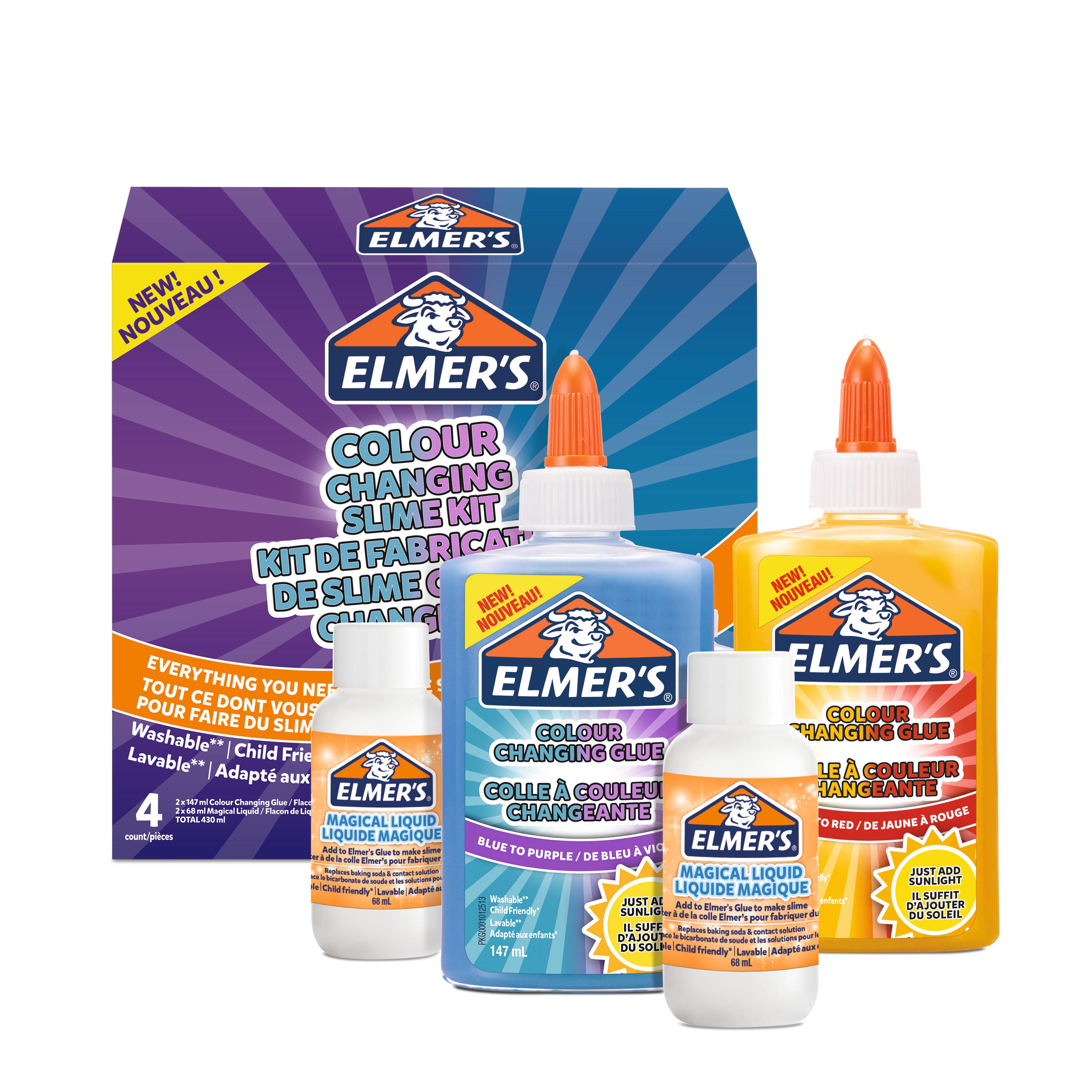 Elmer's Colour Change Slijm Kit 4-delig