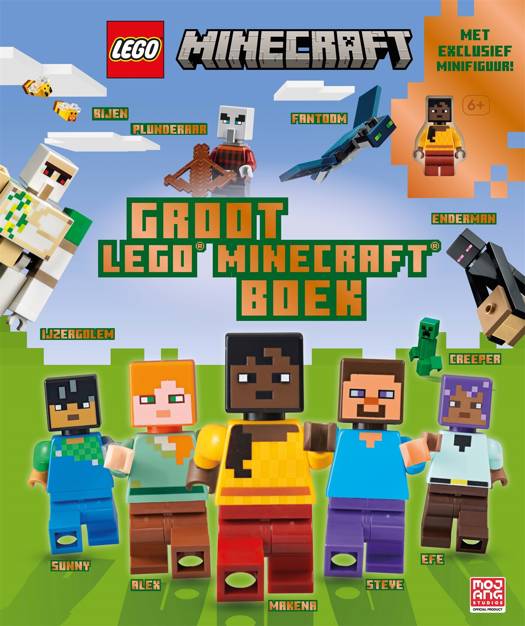 Lego Minecraft groot Boek +6j