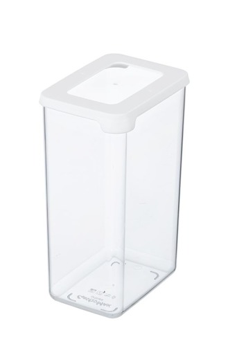 Gastromax Voorraaddoos Transparant/Wit 1.6l - 12.5x9x20 cm - by Orthex