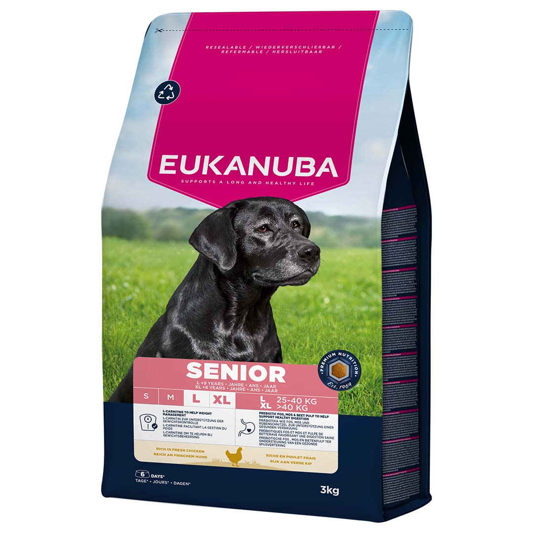 Eukanuba Hondenvoer Senior Large Kip 3 kg