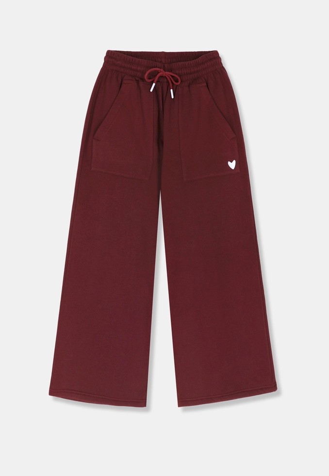 Woody & Kirilove Joggingbroek Meisjes Bordeaux - 14 jaar