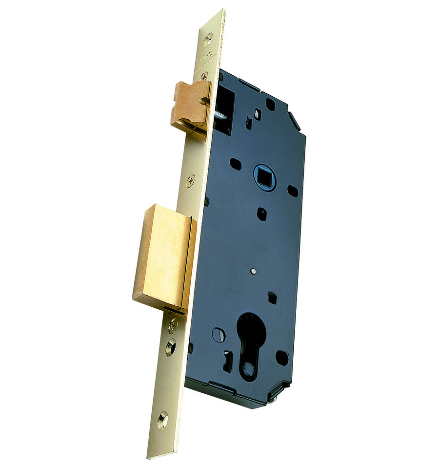 Viro Insteek Cilinderslot Keerbaar Vermessingd 85x60 mm