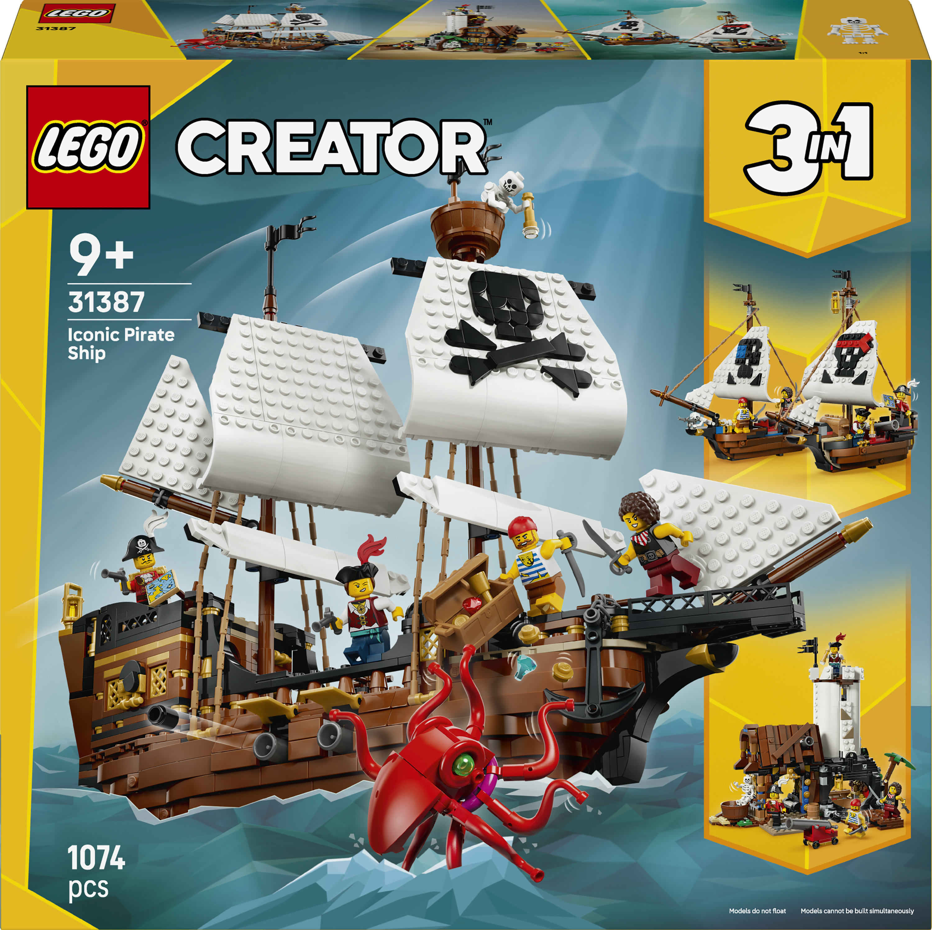 Lego Creator 31387 Klassiek Piratenschip