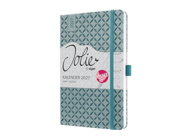 Sigel Agenda 2027 Jolie Flair A5 1week/2pag Ocean Blue
