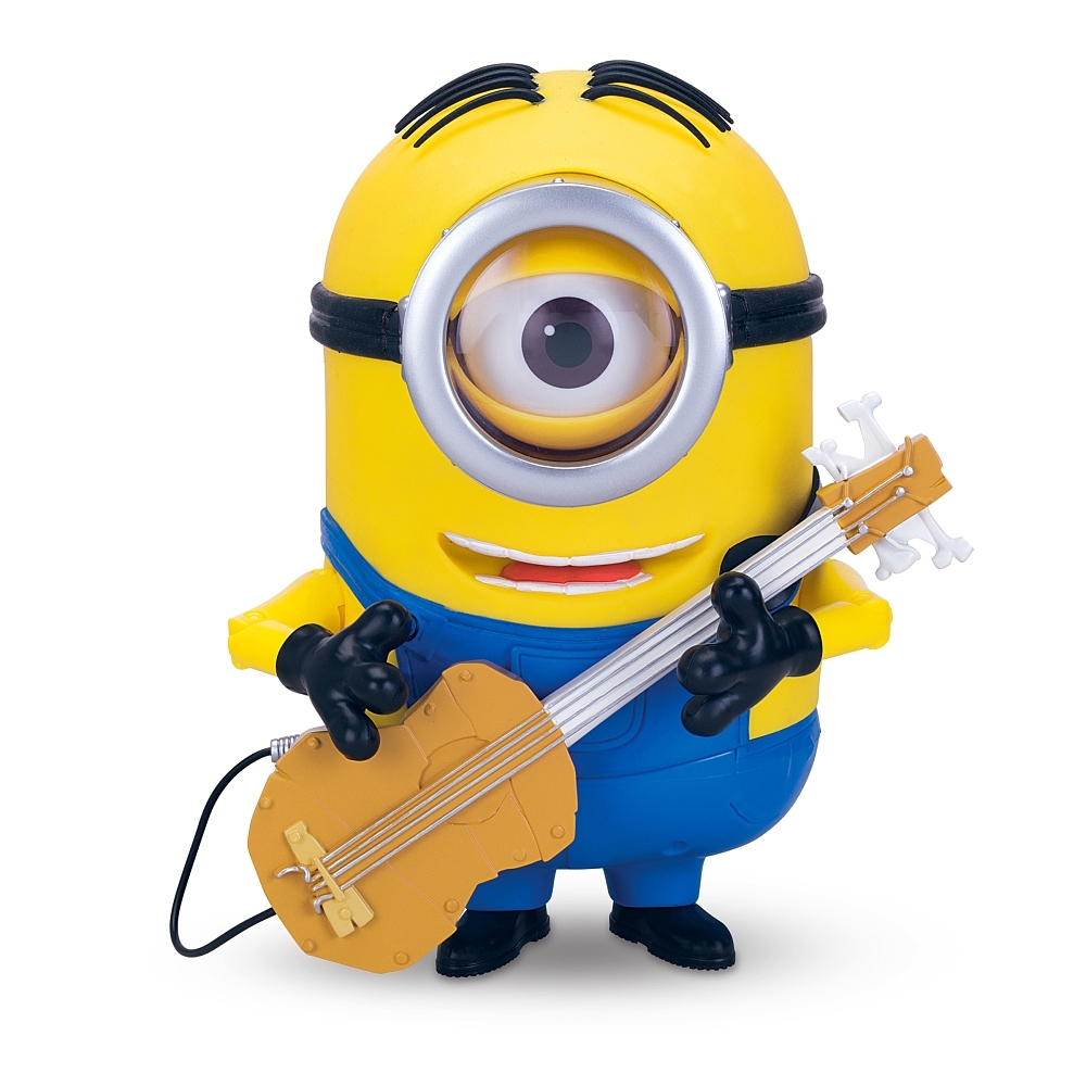 Minions Pratende Stuart 20 cm met Gitaar