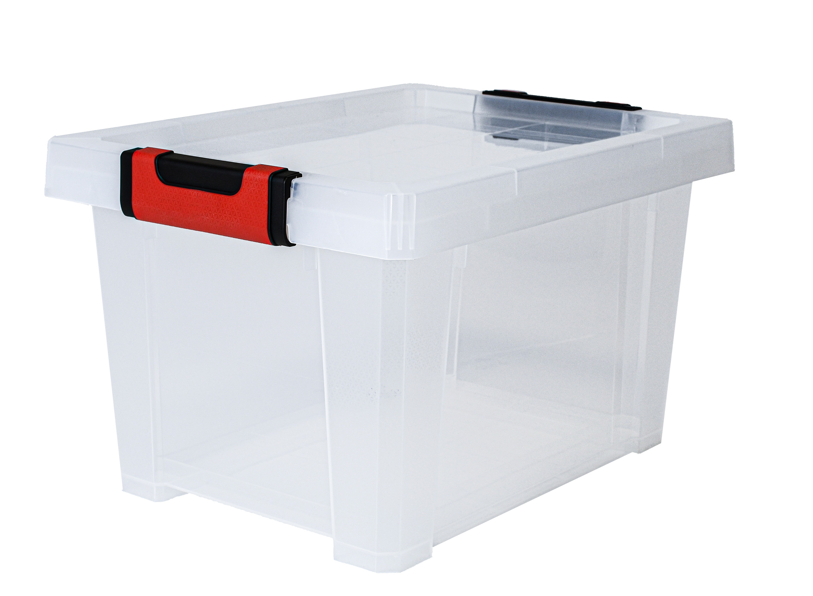 Opbergbox Clipstock 15l met Deksel - 38x29x23 cm - Transparant
