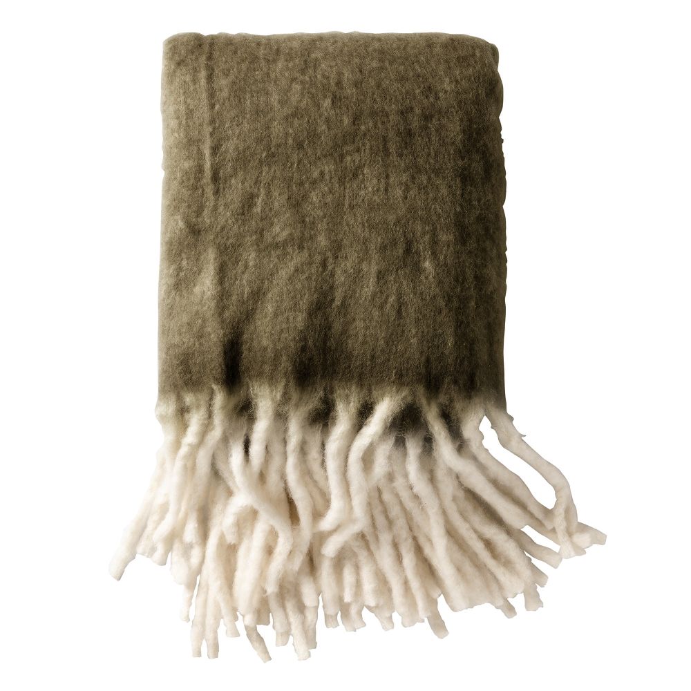 Dutch Decor Plaid Libbe 130x170 cm Military Olive