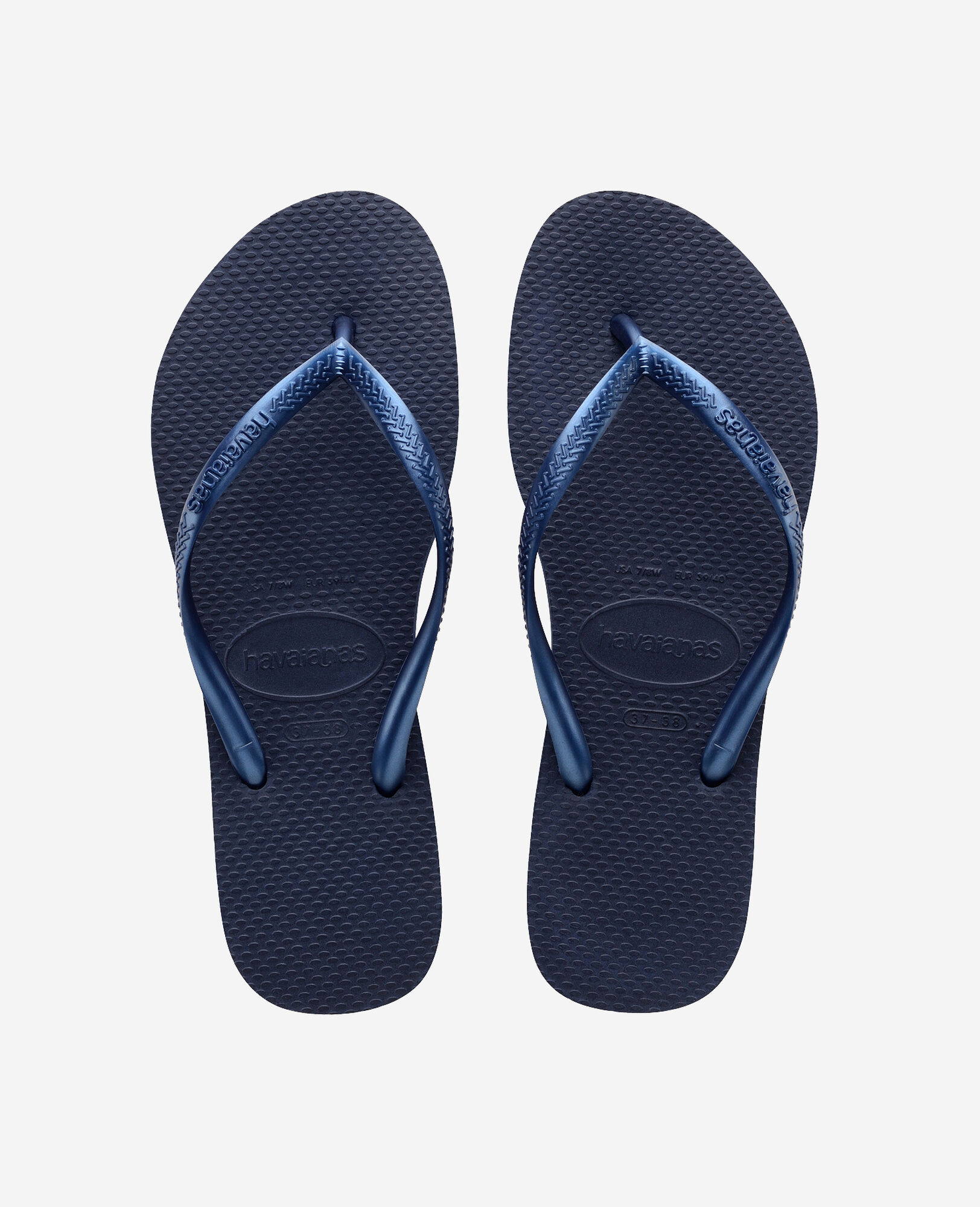 Havaianas Flip Flop Unisex Brasil Navy Blue - MAAT 41/42