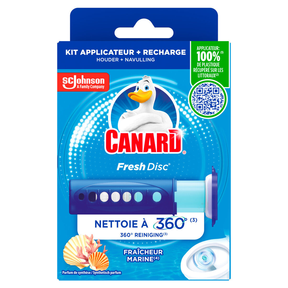 Canard Toiletreiniger Fresh Disc Apparaat Marine 36 ml