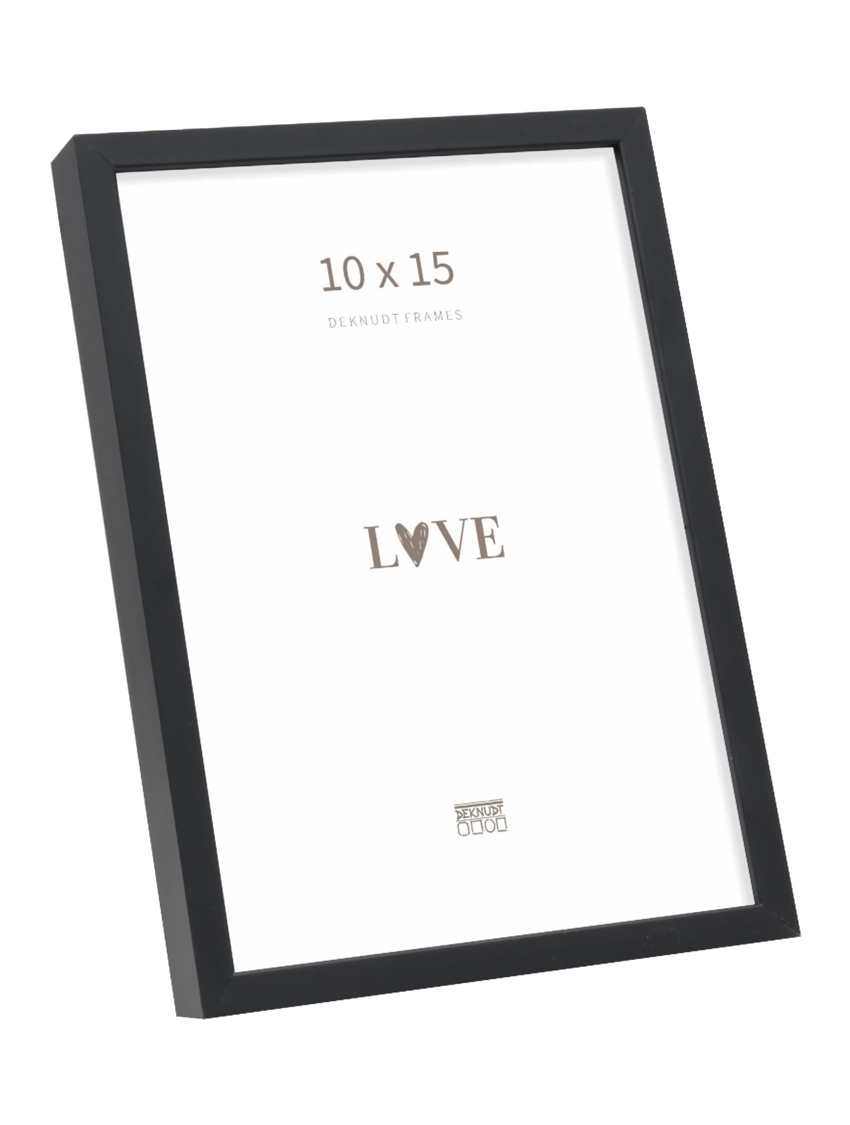 Deknudt Fotokader Aluminium Zwart 10x15 cm