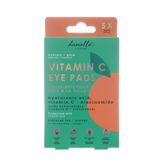 Danielle Creations Eye Pads Vitamin C Orange 5 paar