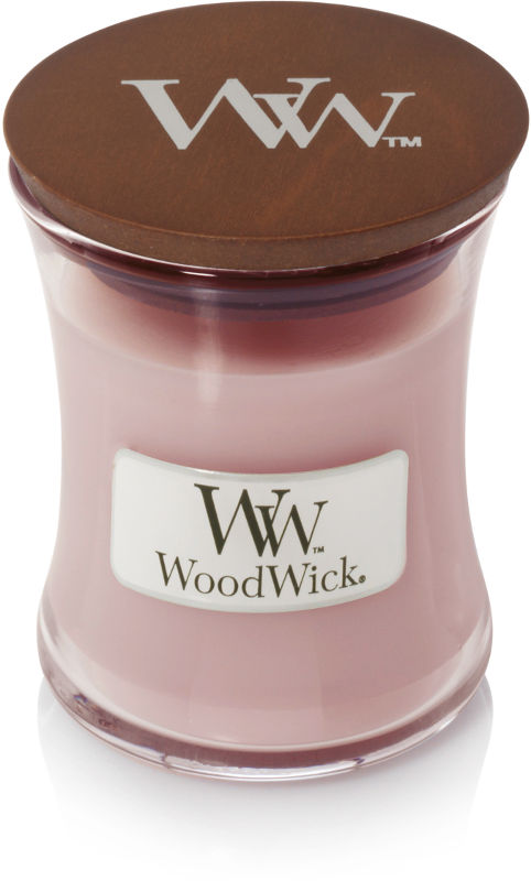 Woodwick Kaars Rosewood Mini - 8.3x7 cm - 20 Branduren