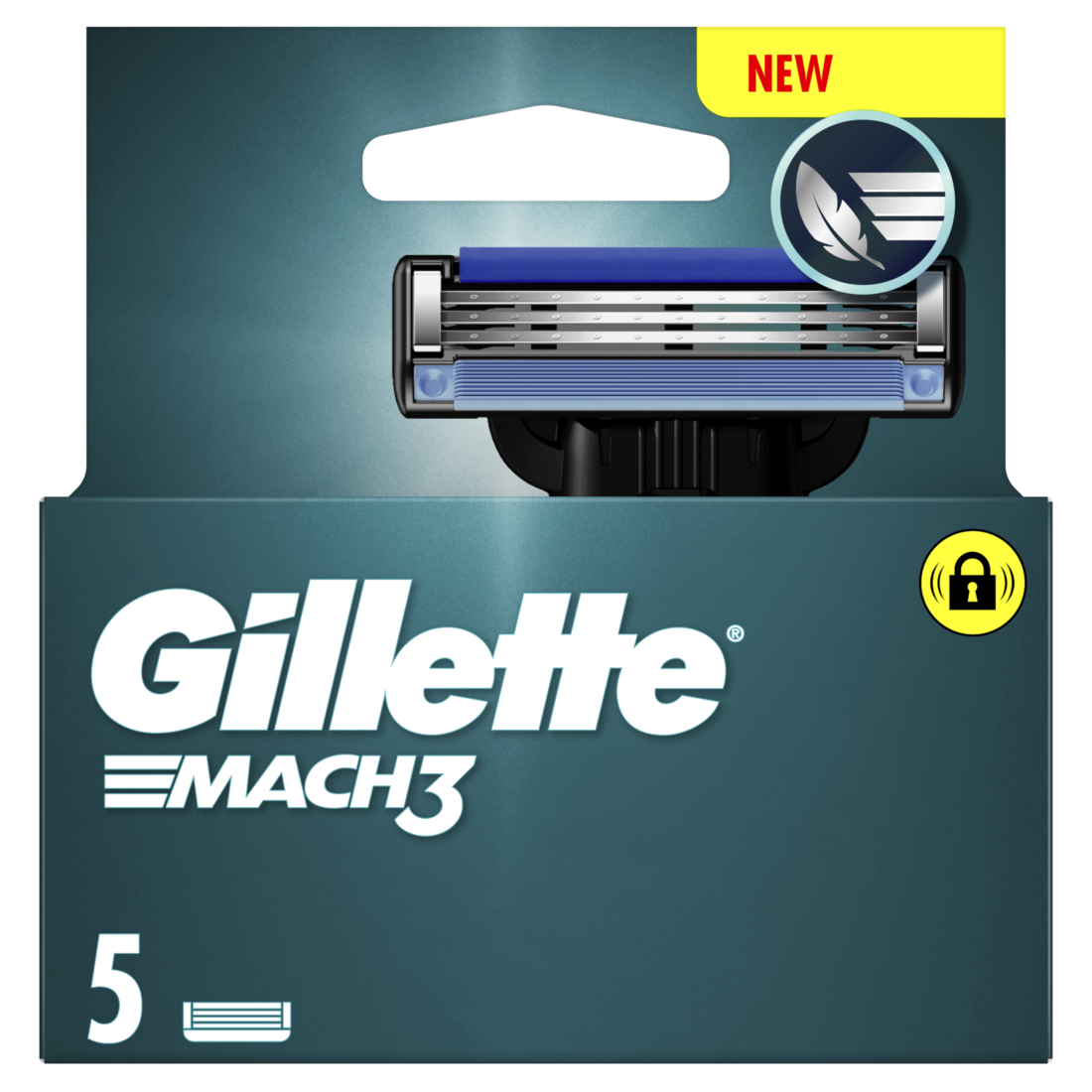 Gillette Scheermesjes Mach3 Base 5 stuks