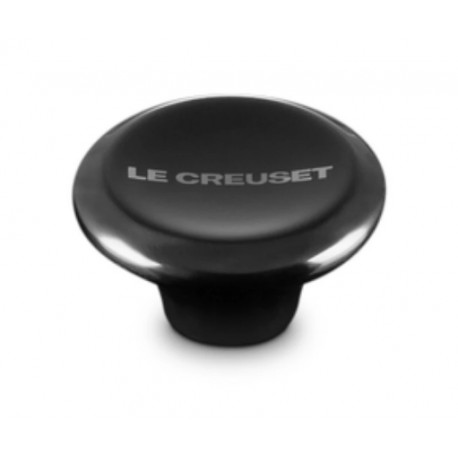 Le Creuset Dekselknop Signature Zwart Nickel 5.7cm Rond - RVS