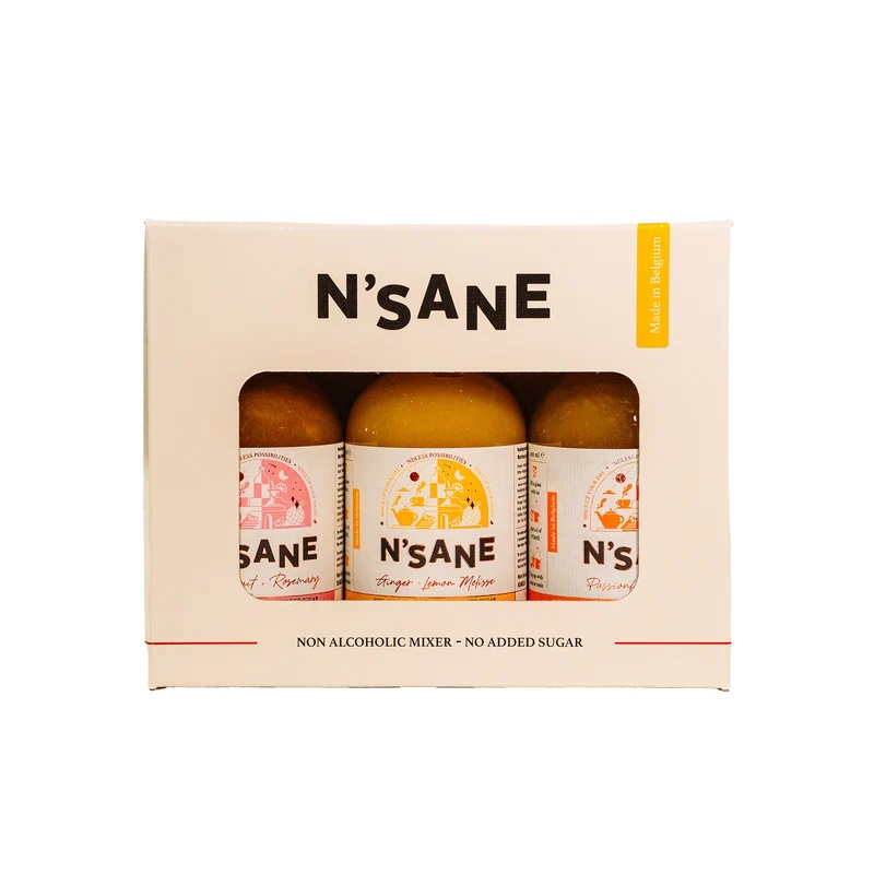 N'sane Tasting Box 3x 200ml - Alcoholvrije Aperitief - met Recepten