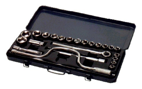 WorkPlus Dopsleutelset 1/2" 24-delig