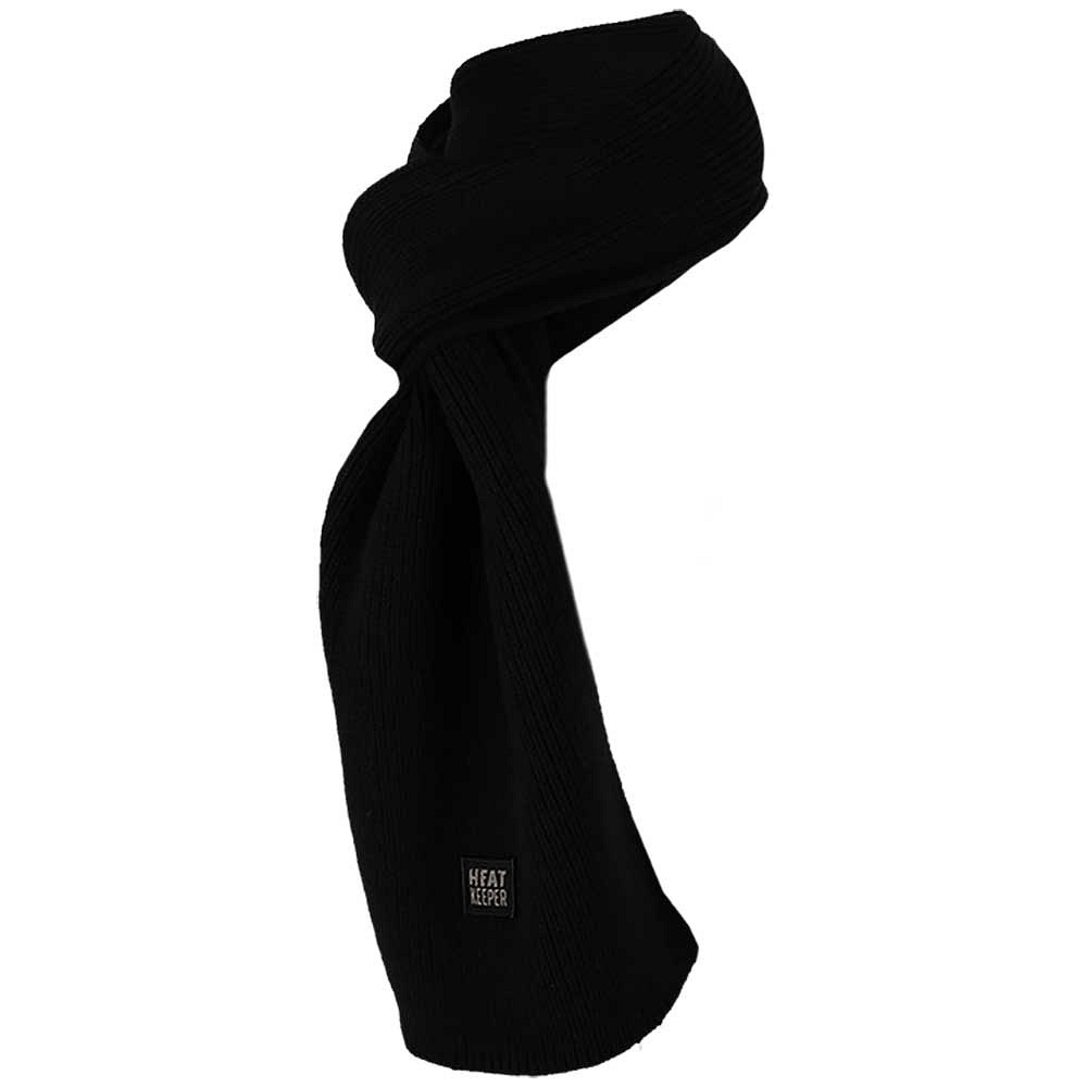Heatkeeper Sjaal Heren Knitted Black - One Size