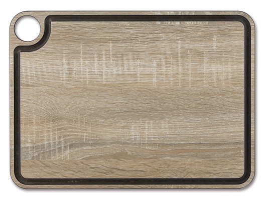 Arcos Snijplank Tablas 37.7x27.7 cm Natural - met Boord - Houtcomposiet - Vaatwasbestendig