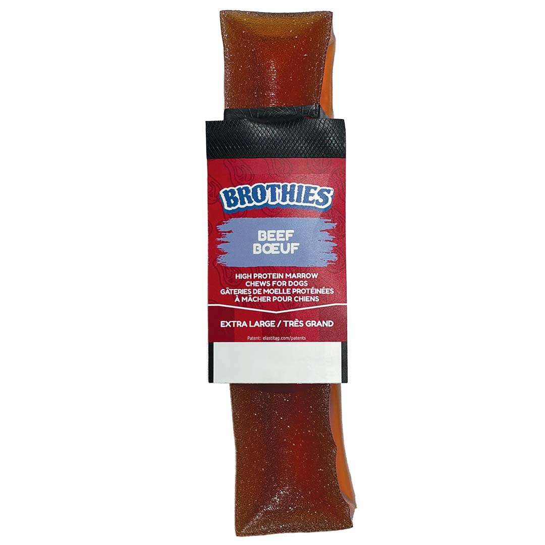 Brothies Kauwsnack met Bouillon 15 cm Rund 100 g