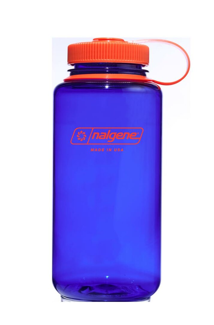 Nalgene Drinkfles Wide-Mouth 1l Periwinkle Lekvrij - Vaatwas en Diepvriesbestendig
