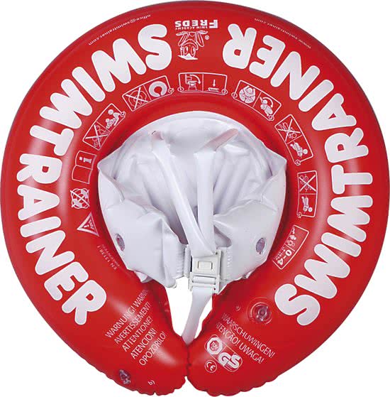 Freds Swimtrainer Classic 3 maand-4 jaar 6-18 kg - Rood