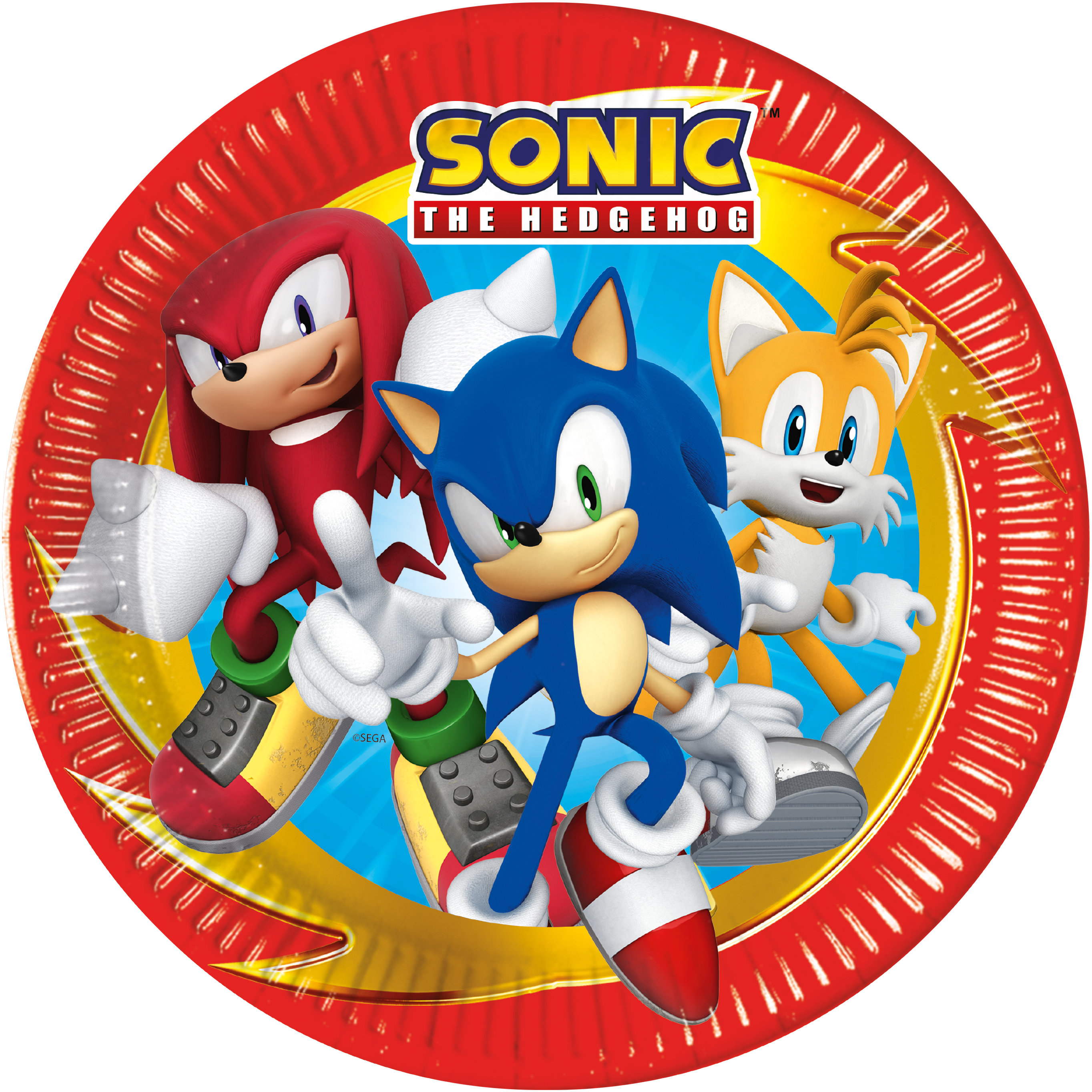 Sonic Bord 23 cm 8 stuks