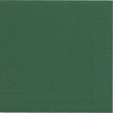 Duni Servetten 40X40Cm Donker Groen 20 Stuks - 3-Laags - Ecoecho