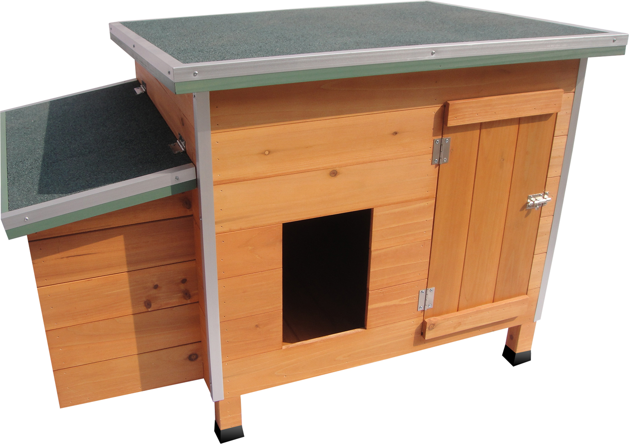 Flamingo Kippenhok Ginger Naturel Schuin Dak 101x79x64 cm - 35 kg