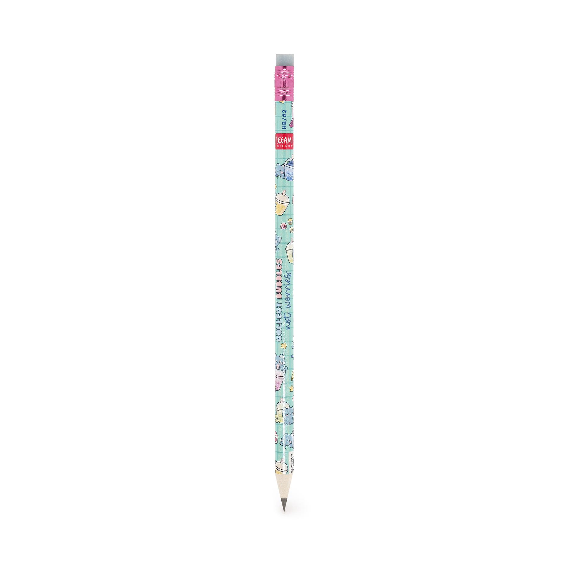 Legami Potlood HB I Used to be a Newspaper Recycled Kitty Bubble Tea