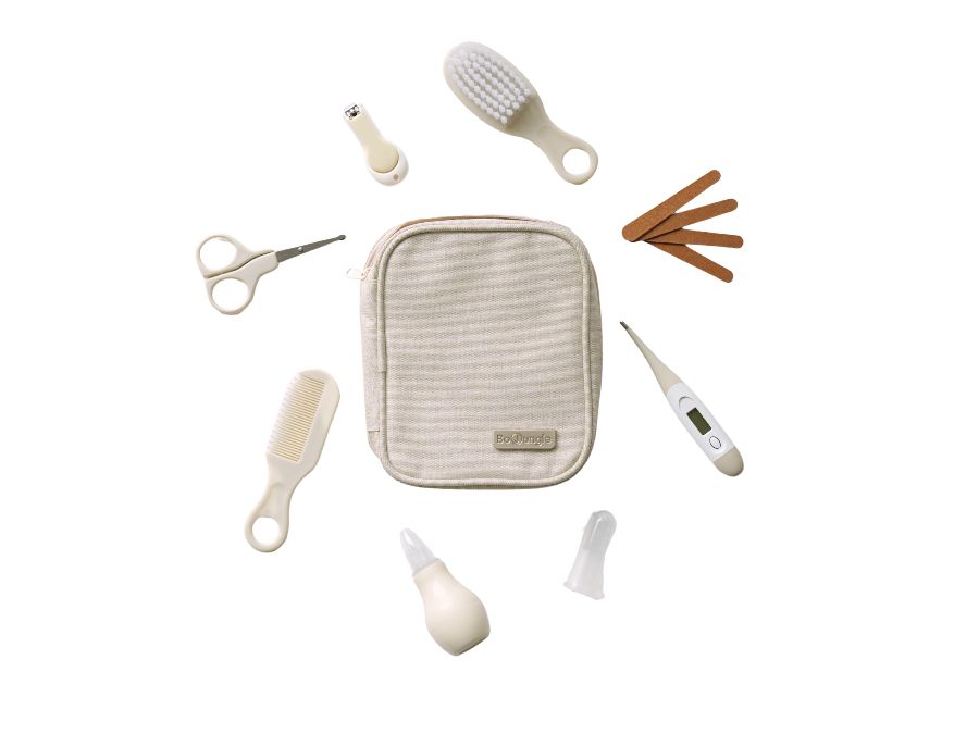Bo Jungle Toilettas met 8 Accessoires Beige