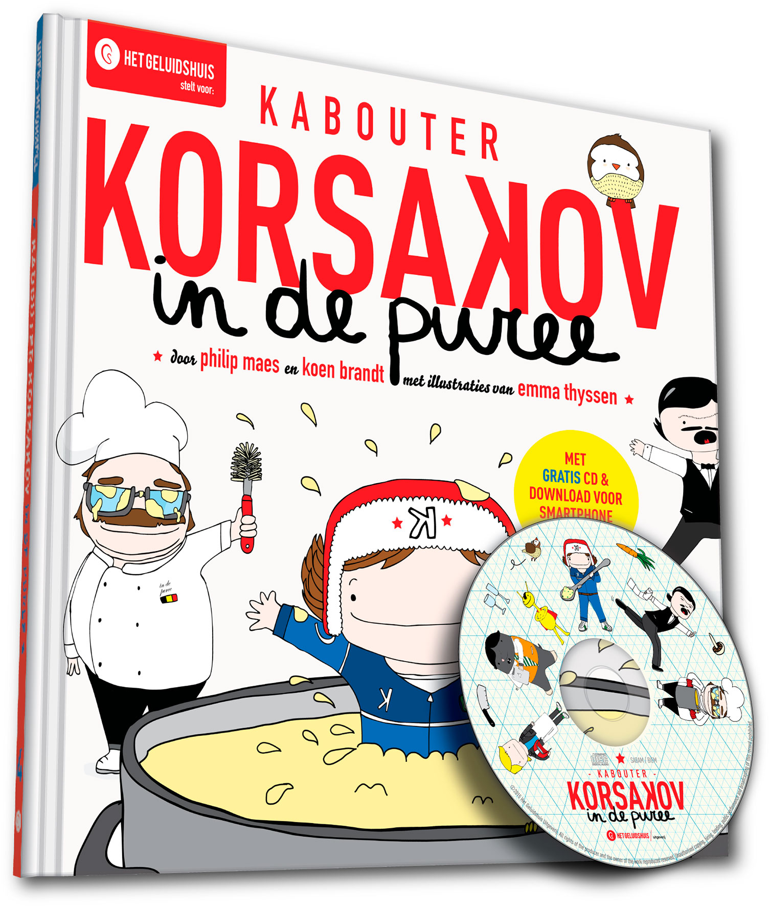 Kabouter Korsakov in de Puree Boek + Cd