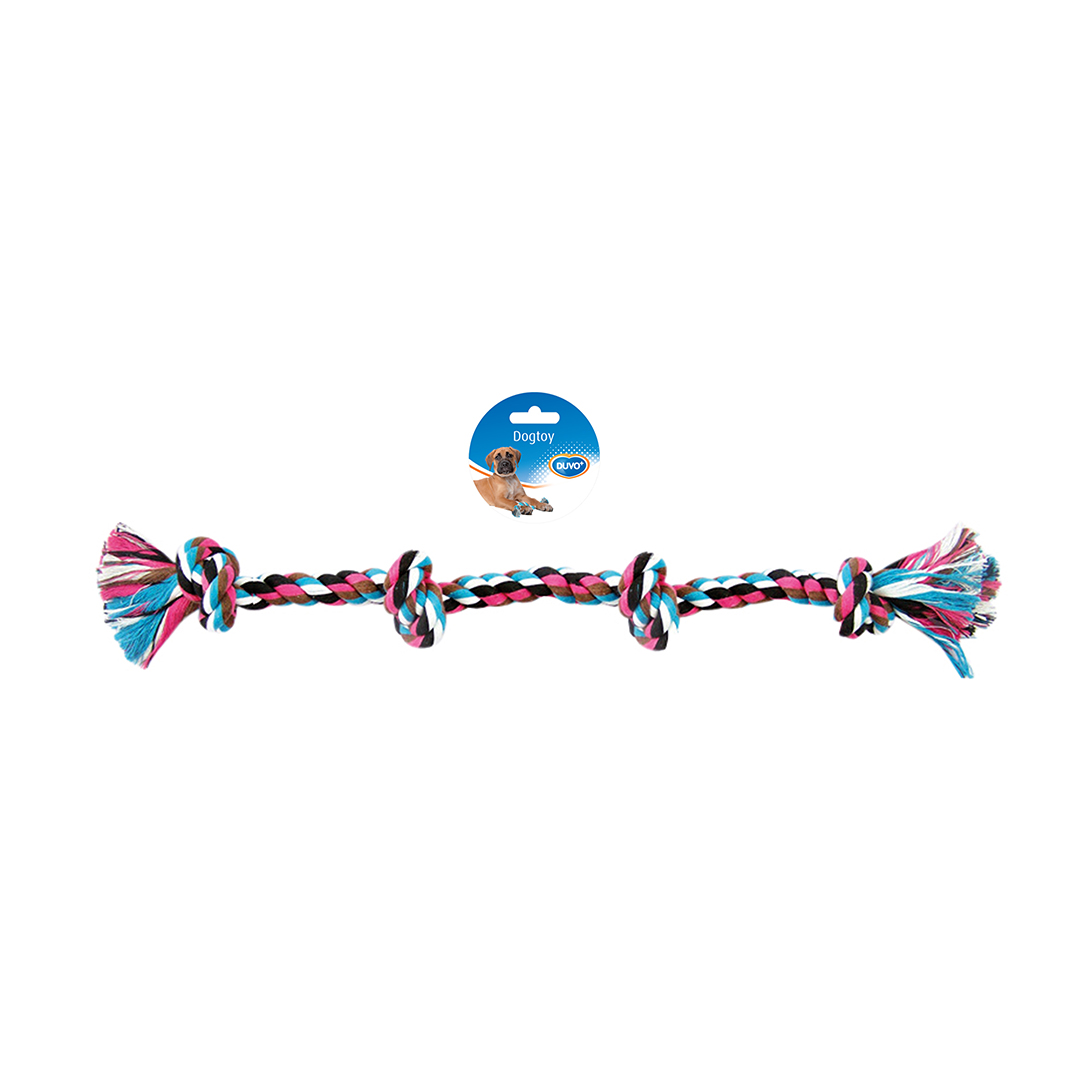 Duvoplus Katoen Flostouw 4 Knopen 55 cm