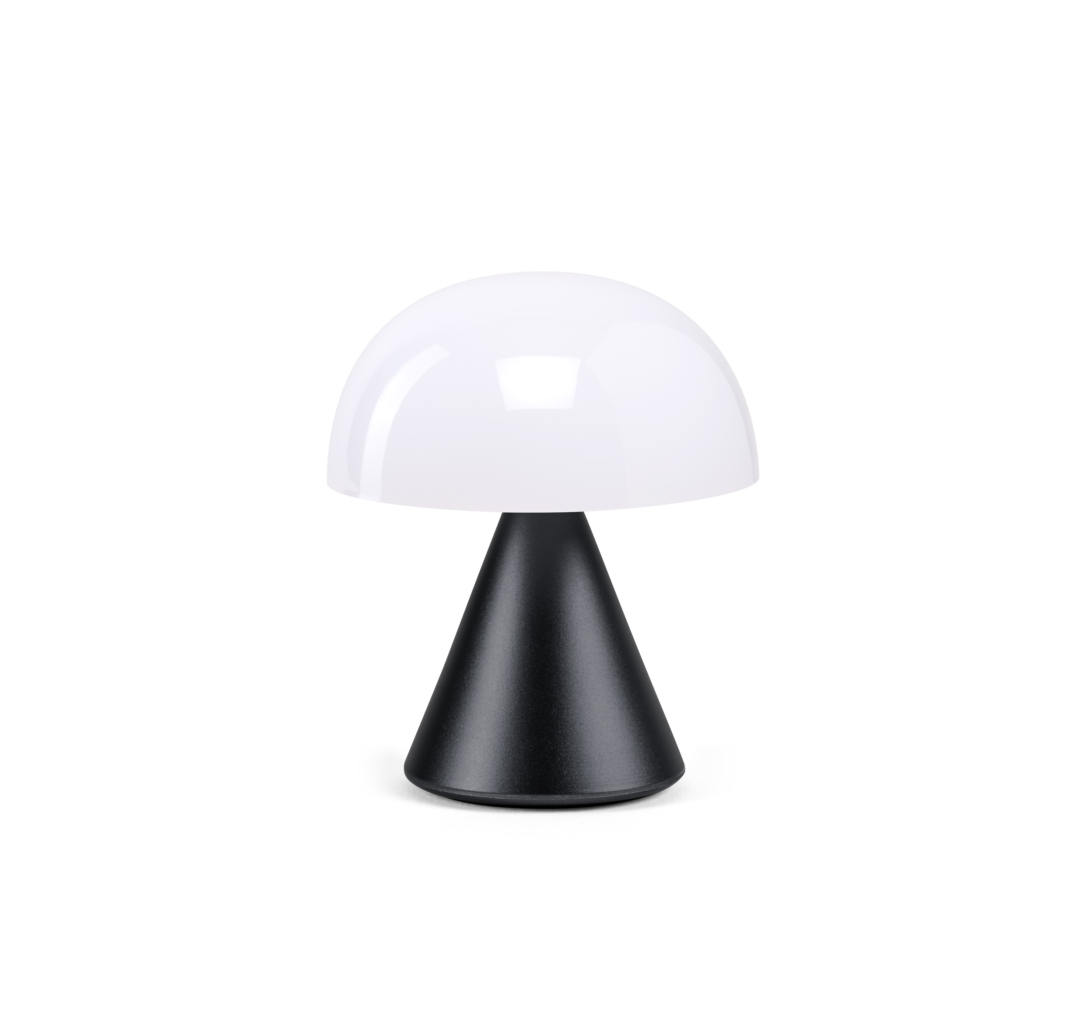 Lexon Mina S Mini Tafellamp LED 7x8.3cm - Gun Metal - met Dimmer
