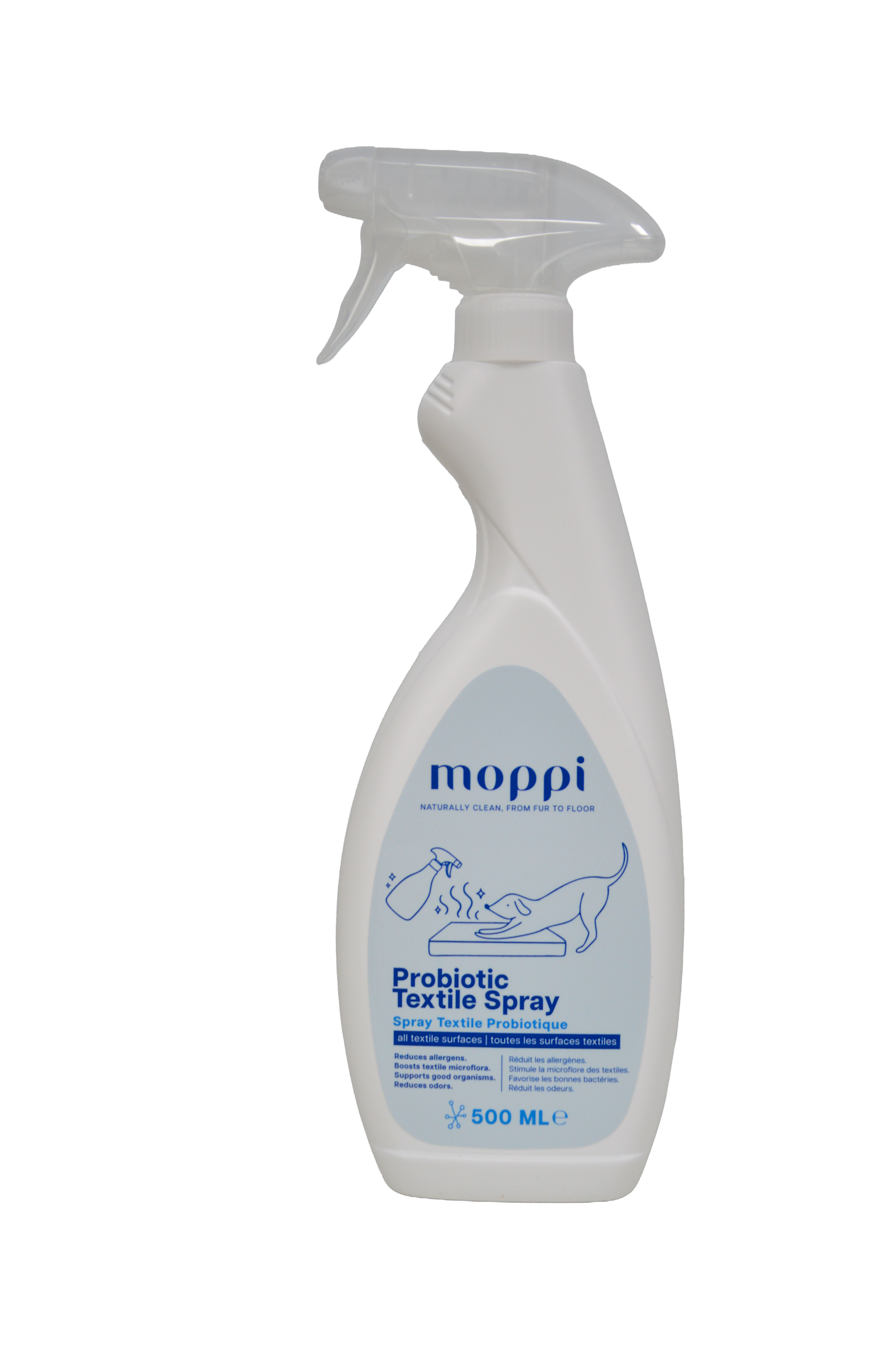 Moppi Textielreiniger met Probiotica voor Huisdieren 500 ml