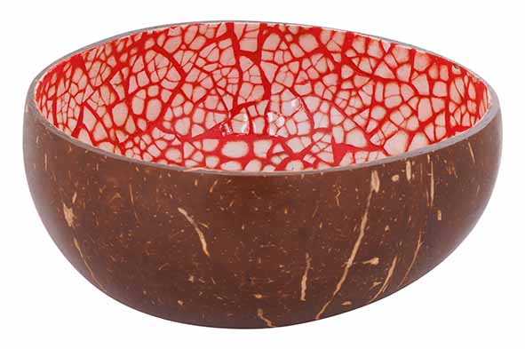 Noya Cocos Bowl Red/Eggshell 14cm