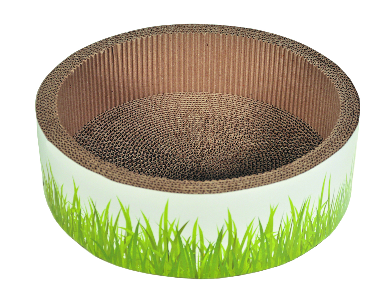Vadigran Kattenkrab Karton Diam 36x11cm met Catnip