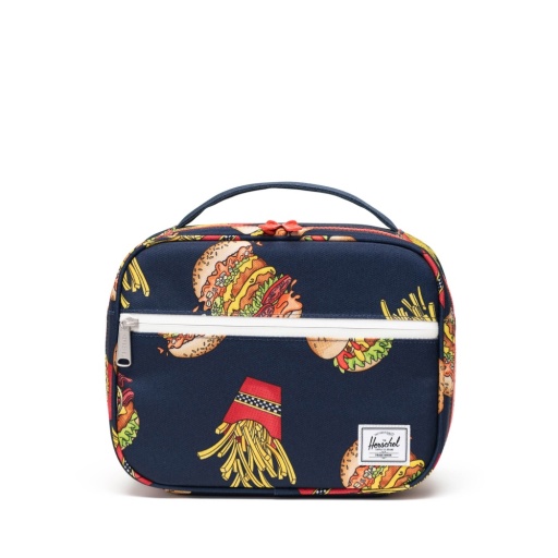 Herschel Pop Quiz Lunchtas Little Herschel 5l Burgers and Fries 20.5x26x10 cm