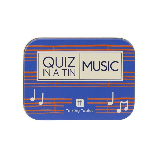 Talking Tables Quiz in a Tin Music