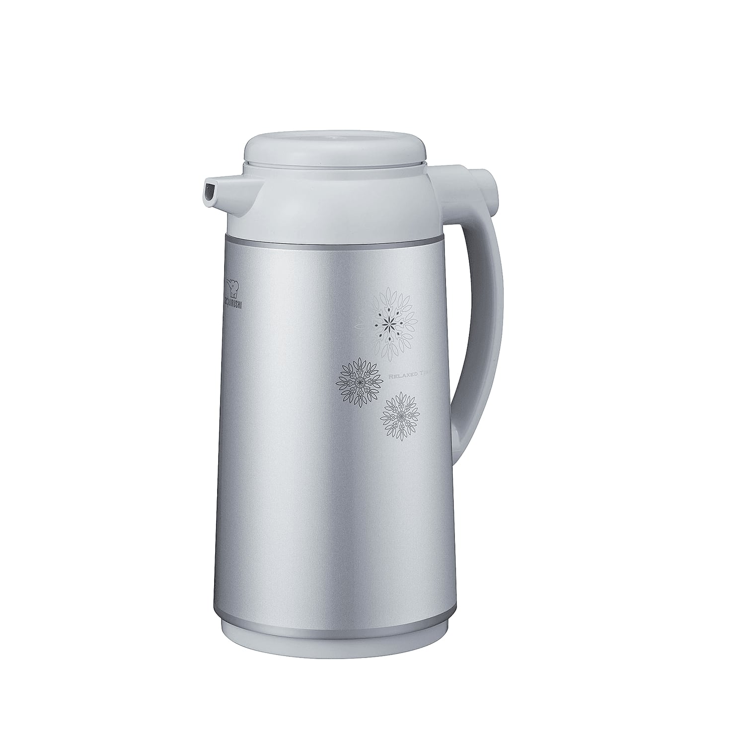 Zojirushi Isoleerkan Zilvergrijs 1.3l met Glazen Binnenfles - 17.5x13.5x31 cm