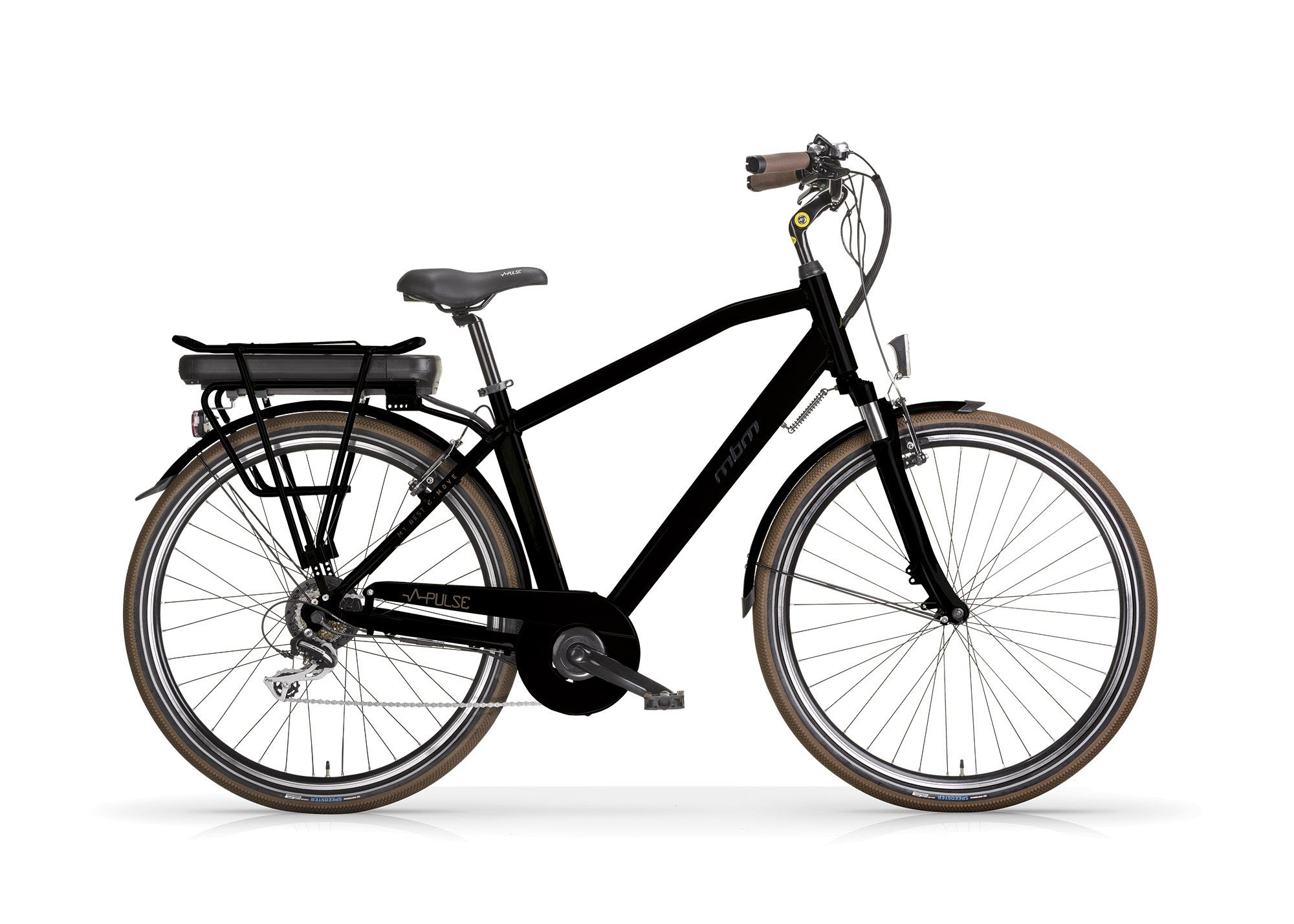 E-bike Black Heren 28" 50cm Mat Zwart Bafang Motor 36V/250W - Phylion 481Wh