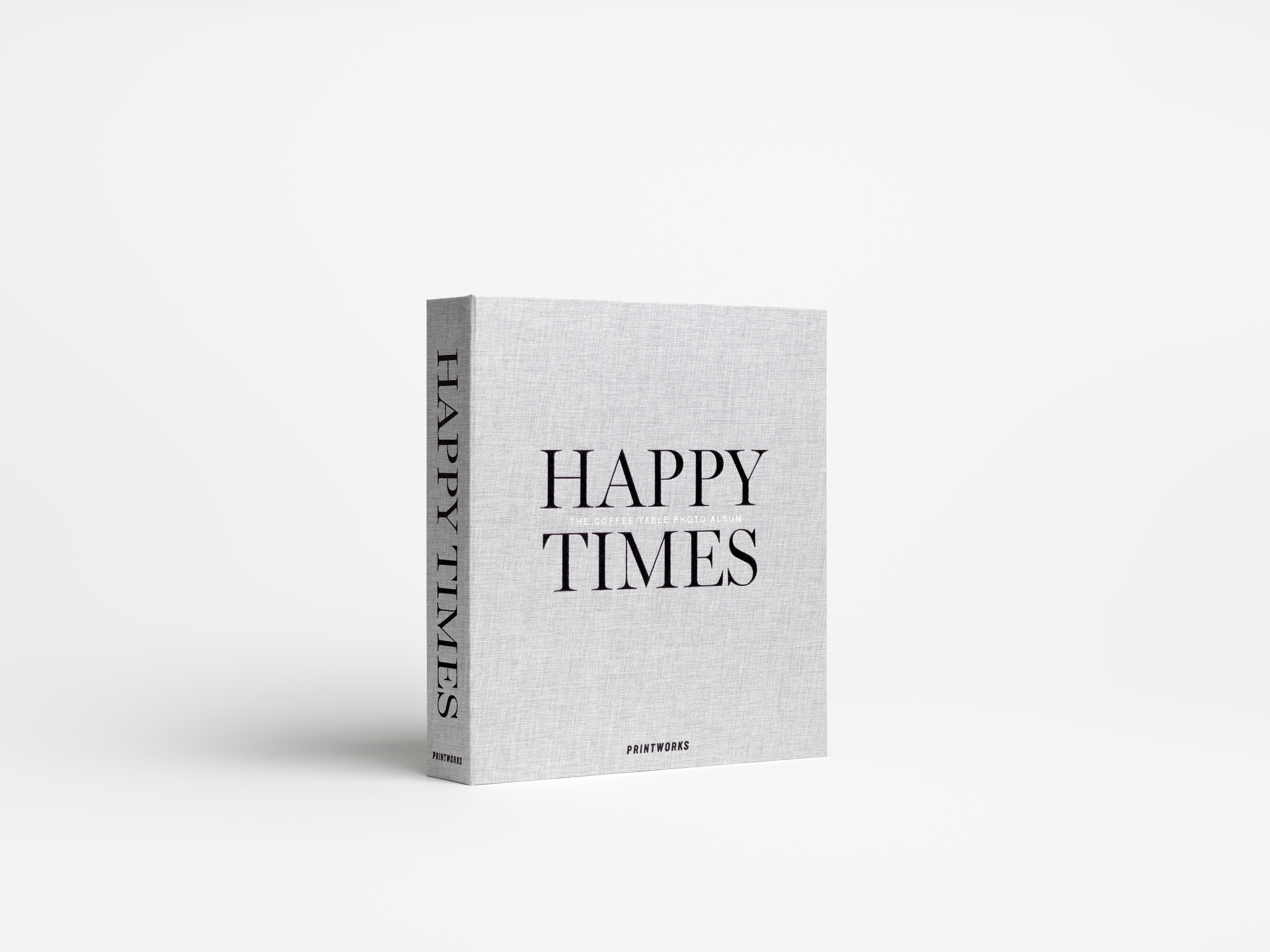 Printworks Fotoalbum Happy Days S - 24.5x24.5x5 cm - Grijs