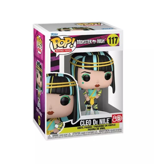 Funko Pop! Retro Toys - Monster High: Cleo De Nile 117 Funko Pop! Retro Toys - Monster High: Cleo De Nile 117
