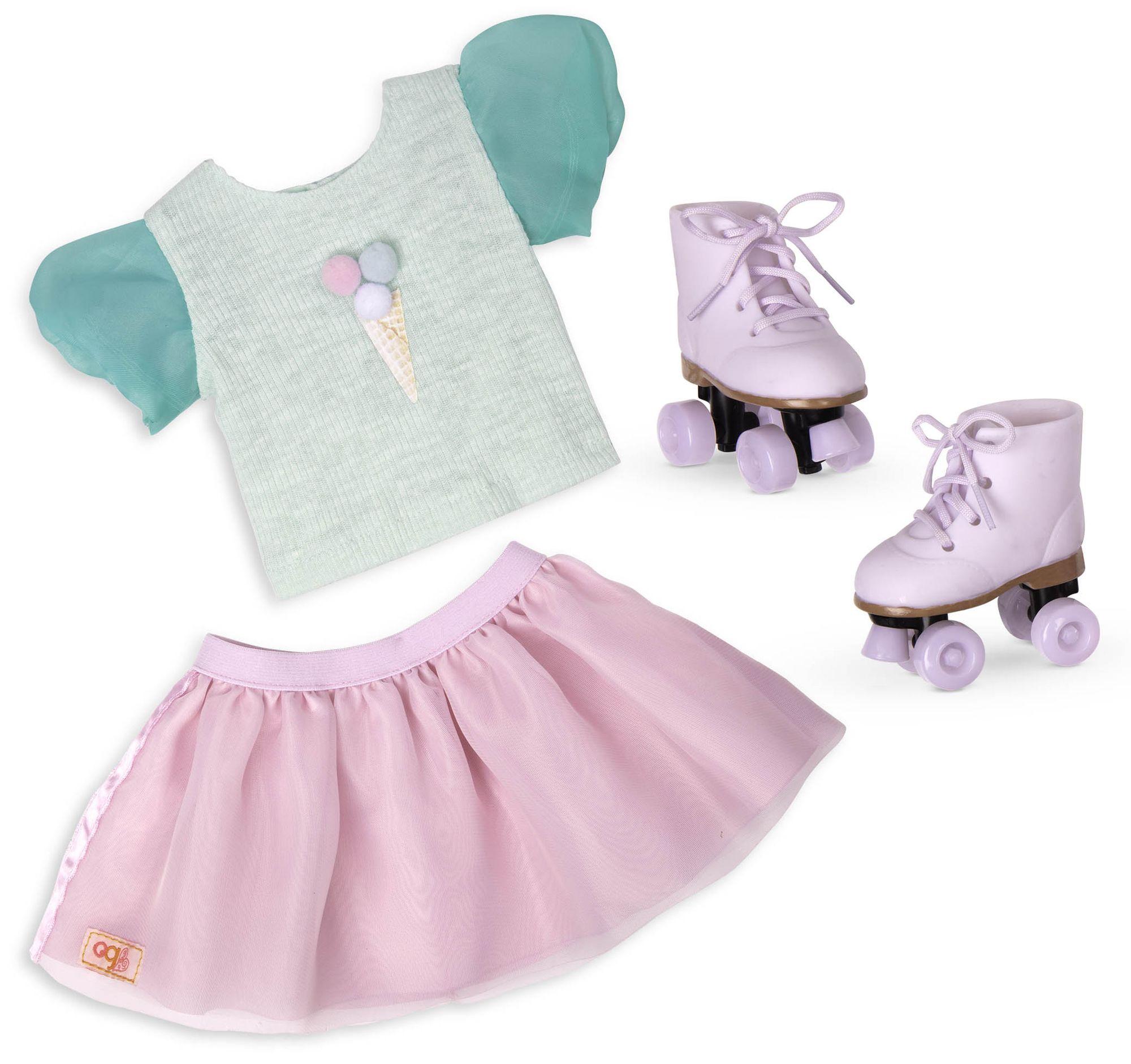 Our Generation Luxe Kledingset Scoopalcious, met disco roschaatsen
