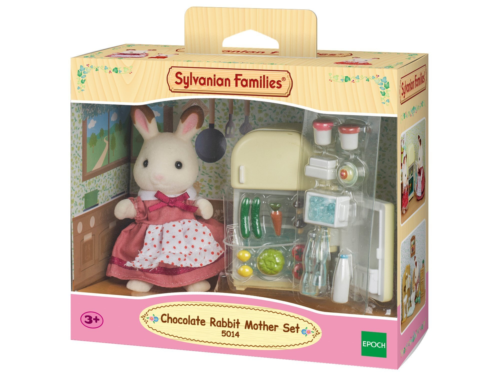 Sylvanian Families 5014 Moeder Chocoladekonijn met Koelkast