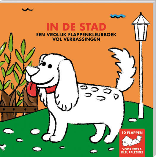 Kleurboek met Flappen in de Stad