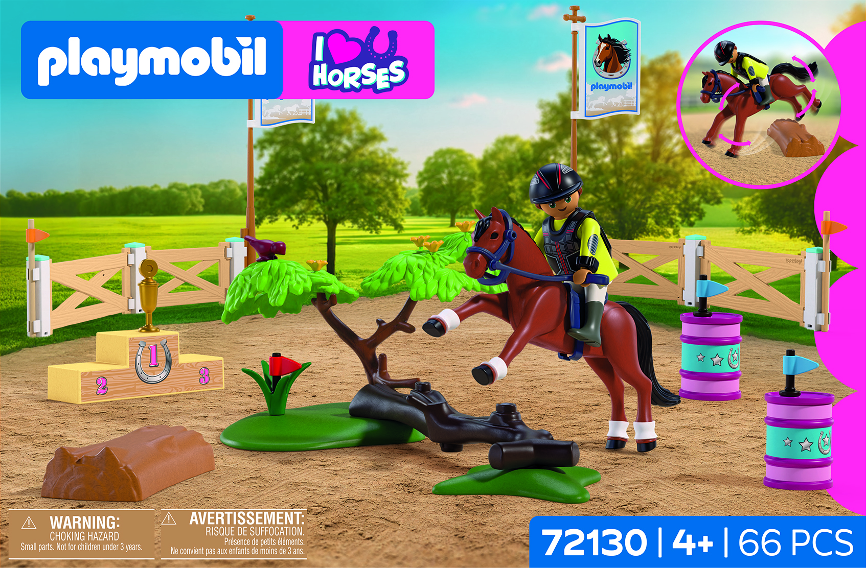 Playmobil Horses 72130 Wedstrijd rijbak